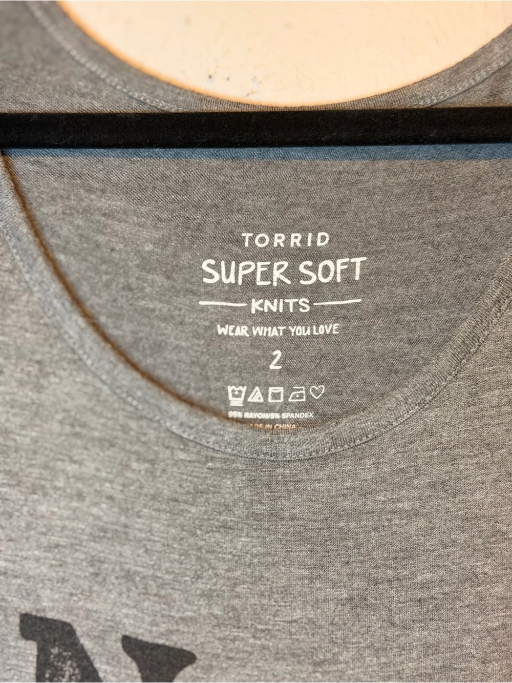 Torrid super soft gray Need More Coffee tie front tunic tee - Picture 2 of 4